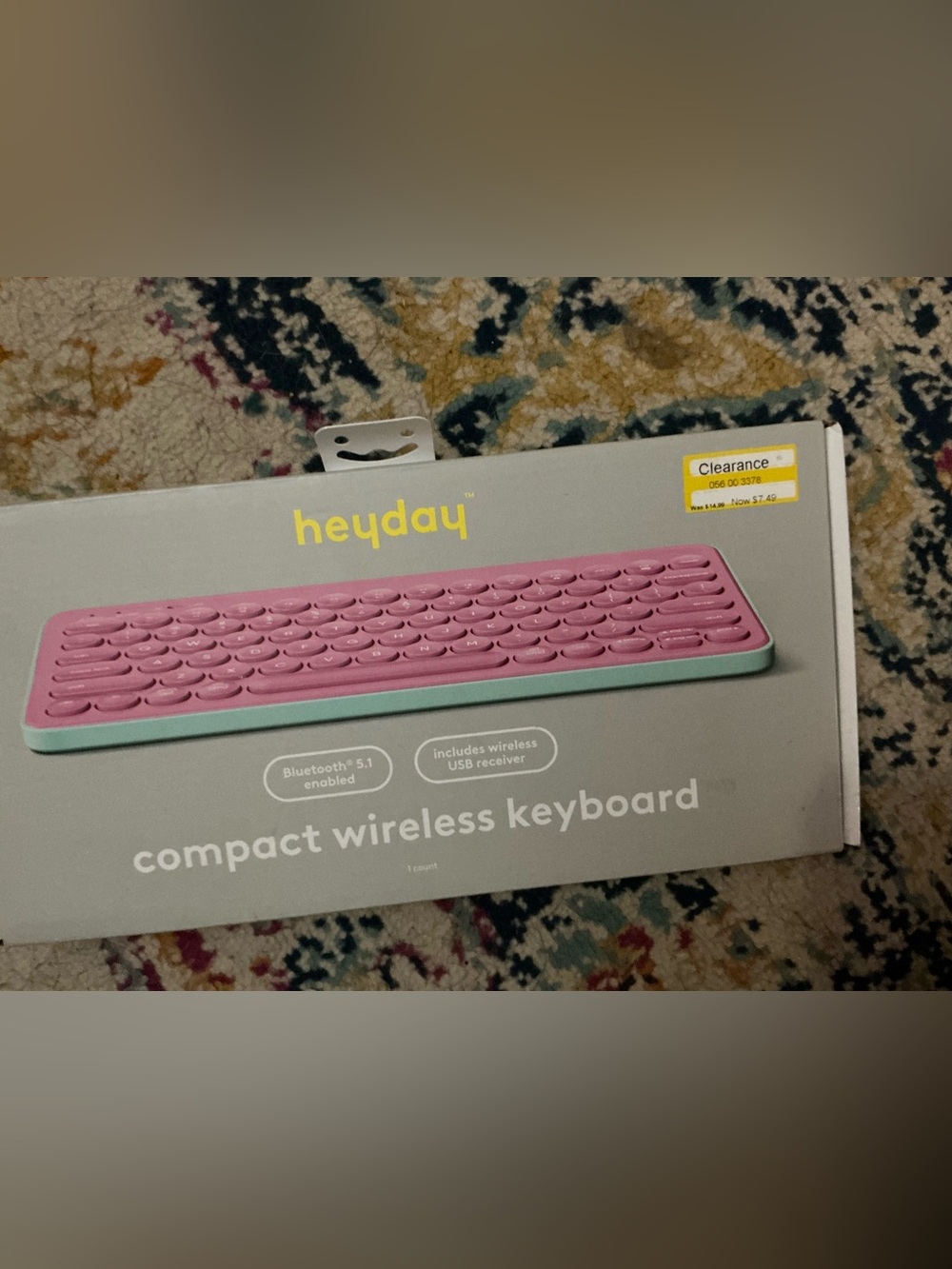 heyday Packaging with Yellow Logo on Gray